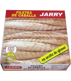 Filety z makreli w oleju słonecznikowym - Jarry 265 g