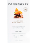 Tableta Chocolate con Leche Pancracio Almendra con Naranja