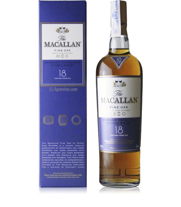 Macallan 18 Years Old Buy Online At Best Price On Aporvino Wine Shop