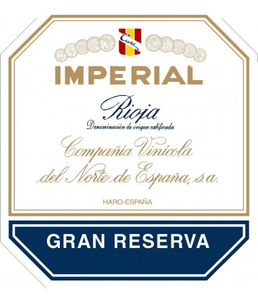 Estuche Madera Cune Imperial Gran Reserva 2016 + 6 Copas